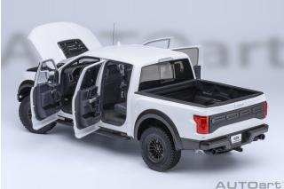 Ford F-150 Raptor Supercrew 2019 (oxford white) (composite model/doors and front hood openings)AUTOart 1:18   AUTOart 1:18
