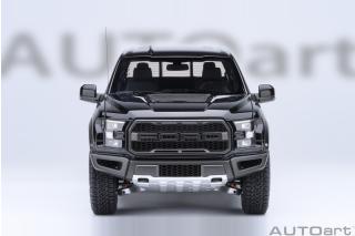 Ford F-150 Raptor Supercrew 2019 (agate black) (composite model/doors and front hood openings) AUTOart 1:18
