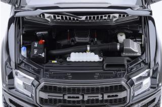 Ford F-150 Raptor Supercrew 2019 (agate black) (composite model/doors and front hood openings) AUTOart 1:18