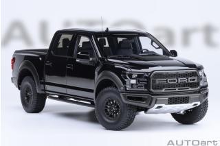 Ford F-150 Raptor Supercrew 2019 (agate black) (composite model/doors and front hood openings) AUTOart 1:18