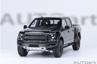 Ford F-150 Raptor Supercrew 2019 (agate black) (composite model/doors and front hood openings) AUTOart 1:18