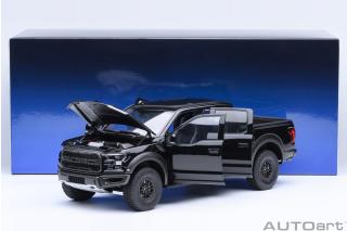 Ford F-150 Raptor Supercrew 2019 (agate black) (composite model/doors and front hood openings) AUTOart 1:18
