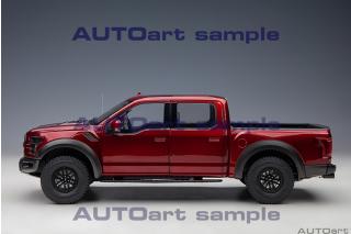 Ford F-150 Raptor Supercrew 2019 (ruby red) (composite model/doors and front hood openings) AUTOart 1:18