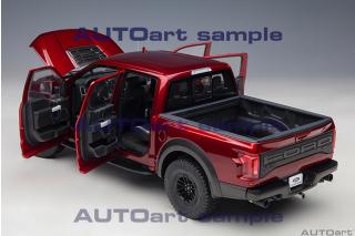 Ford F-150 Raptor Supercrew 2019 (ruby red) (composite model/doors and front hood openings) AUTOart 1:18