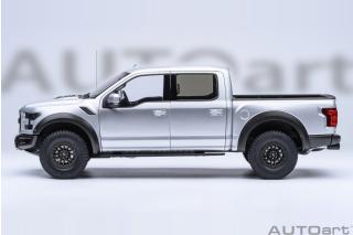Ford F-150 Raptor Supercrew 2019 (indigot Silver) (composite model/doors and front hood openings)  AUTOart 1:18