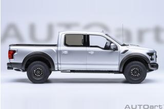 Ford F-150 Raptor Supercrew 2019 (indigot Silver) (composite model/doors and front hood openings)  AUTOart 1:18