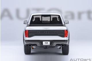 Ford F-150 Raptor Supercrew 2019 (indigot Silver) (composite model/doors and front hood openings)  AUTOart 1:18