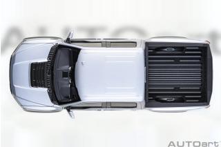 Ford F-150 Raptor Supercrew 2019 (indigot Silver) (composite model/doors and front hood openings)  AUTOart 1:18