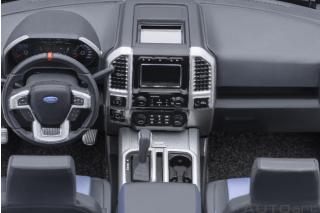 Ford F-150 Raptor Supercrew 2019 (indigot Silver) (composite model/doors and front hood openings)  AUTOart 1:18