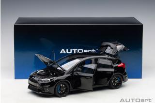 FORD FOCUS RS 2016 (SHADOW BLACK) (COMPOSITE MODEL/FULL OPENINGS) AUTOart 1:18