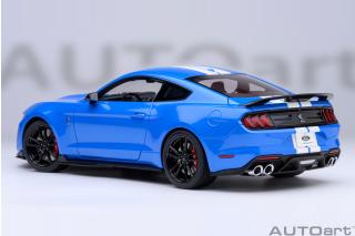 FORD MUSTANG SHELBY GT500 (GRABBER BLUE) AUTOart 1:18 Composite