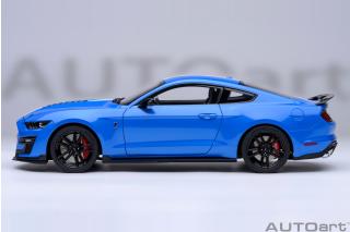 FORD MUSTANG SHELBY GT500 (GRABBER BLUE) AUTOart 1:18 Composite