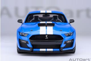 FORD MUSTANG SHELBY GT500 (GRABBER BLUE) AUTOart 1:18 Composite