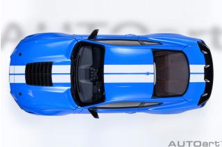 FORD MUSTANG SHELBY GT500 (GRABBER BLUE) AUTOart 1:18 Composite