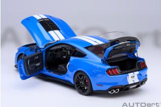 FORD MUSTANG SHELBY GT500 (GRABBER BLUE) AUTOart 1:18 Composite