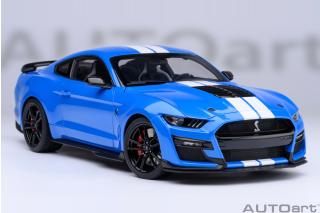 FORD MUSTANG SHELBY GT500 (GRABBER BLUE) AUTOart 1:18 Composite