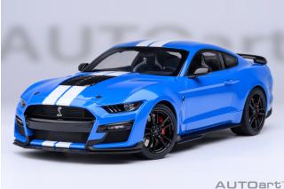 FORD MUSTANG SHELBY GT500 (GRABBER BLUE) AUTOart 1:18 Composite