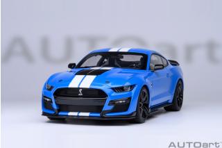 FORD MUSTANG SHELBY GT500 (GRABBER BLUE) AUTOart 1:18 Composite