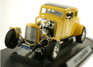 Ford Coupe 1932 gelb MotorMax 1:18