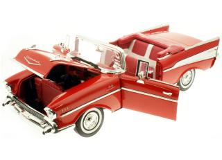 Chevrolet Bel Air Convertible 1957 rot  MotorMax 1:18