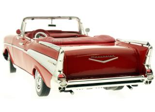 Chevrolet Bel Air Convertible 1957 rot  MotorMax 1:18