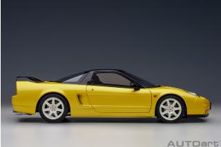 Honda NSX-R (NA2) Pearl gelb  2 doors + front/rear bonnets openings AutoArt 1:18