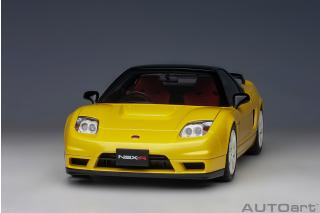 Honda NSX-R (NA2) Pearl gelb  2 doors + front/rear bonnets openings AutoArt 1:18