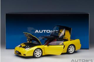 Honda NSX-R (NA2) Pearl gelb  2 doors + front/rear bonnets openings AutoArt 1:18