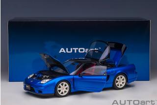 Honda NSX-R (NA2) (long beach blue pearl) 2 doors + front/rear bonnets openings AutoArt 1:18