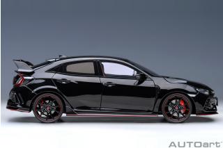 Honda CIVIC Type R (FK 8) 2021 schwarz (CRYSTAL BLACK PEARL) (composite model) AUTOart 1:18