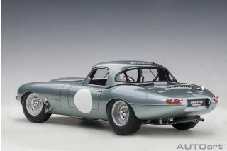 Jaguar E-Type Lightweight Silber (SILVER) (COMPOSITE MODEL/FULL OPENINGS) AUTOart 1:18