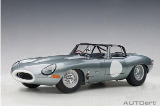 Jaguar E-Type Lightweight Silber (SILVER) (COMPOSITE MODEL/FULL OPENINGS) AUTOart 1:18