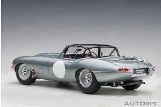 Jaguar E-Type Lightweight Silber (SILVER) (COMPOSITE MODEL/FULL OPENINGS) AUTOart 1:18