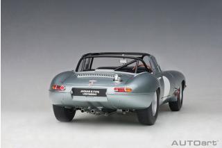 Jaguar E-Type Lightweight Silber (SILVER) (COMPOSITE MODEL/FULL OPENINGS) AUTOart 1:18