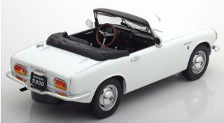 Honda S800 with removable soft top 1966  - white - Triple9 Collection 1:18
