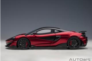 McLaren 600LT 2019 (vermillion rot) (composite model/full openings) AUTOart 1:18 Composite
