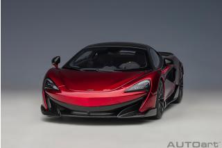 McLaren 600LT 2019 (vermillion rot) (composite model/full openings) AUTOart 1:18 Composite