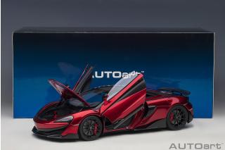 McLaren 600LT 2019 (vermillion rot) (composite model/full openings) AUTOart 1:18 Composite