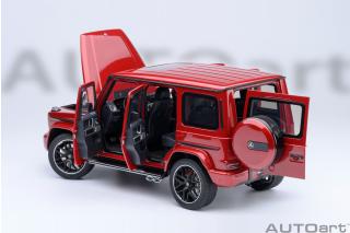 Mercedes-AMG G63 2019 designo cardinal red metallic (composite model/full openings, total 6 openings) AUTOart 1:18