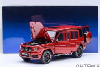 Mercedes-AMG G63 2019 designo cardinal red metallic (composite model/full openings, total 6 openings) AUTOart 1:18