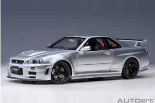 NISSAN SKYLINE GT-R (R34) Z-TUNE (Z-TUNE SILVER) AUTOart 1:18 Composite