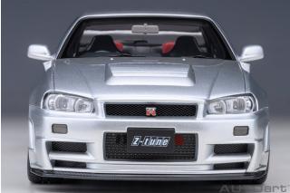 NISSAN SKYLINE GT-R (R34) Z-TUNE (Z-TUNE SILVER) AUTOart 1:18 Composite