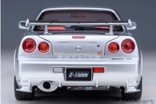 NISSAN SKYLINE GT-R (R34) Z-TUNE (Z-TUNE SILVER) AUTOart 1:18 Composite