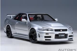 NISSAN SKYLINE GT-R (R34) Z-TUNE (Z-TUNE SILVER) AUTOart 1:18 Composite