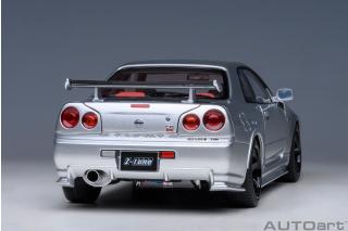 NISSAN SKYLINE GT-R (R34) Z-TUNE (Z-TUNE SILVER) AUTOart 1:18 Composite