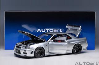 NISSAN SKYLINE GT-R (R34) Z-TUNE (Z-TUNE SILVER) AUTOart 1:18 Composite