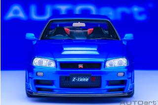 NISSAN SKYLINE GT-R (R34) Z-TUNE (BAYSIDE BLUE) AUTOart 1:18 Composite