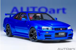 NISSAN SKYLINE GT-R (R34) Z-TUNE (BAYSIDE BLUE) AUTOart 1:18 Composite