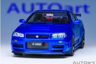 NISSAN SKYLINE GT-R (R34) Z-TUNE (BAYSIDE BLUE) AUTOart 1:18 Composite