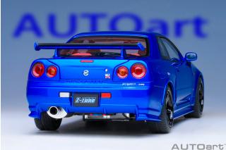 NISSAN SKYLINE GT-R (R34) Z-TUNE (BAYSIDE BLUE) AUTOart 1:18 Composite